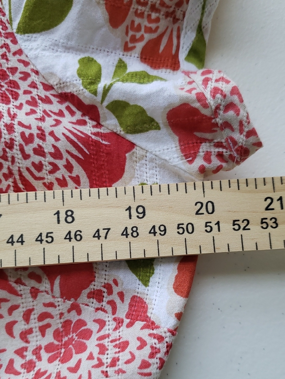 Boden Breezy Beach Cotton Floral Mini Dress 12L White Green Orange Lightweight - Picture 11 of 16
